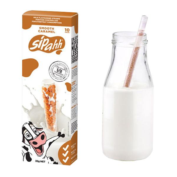 牛奶神奇飲管(60支) - Smooth Caramel | Sipahh