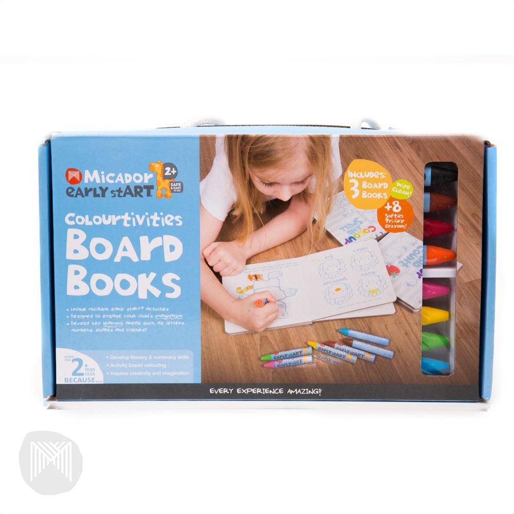 early stART Colourtivities Board Books | Micador