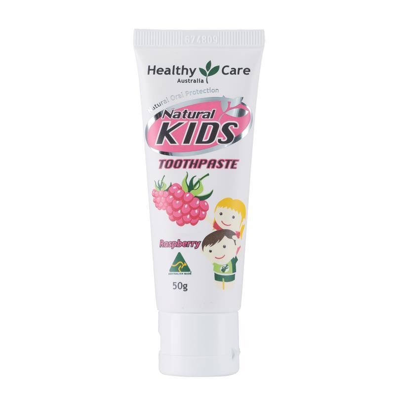 Healthy Care Natural Kids Toothpaste Raspberry Flavour 50g | 澳洲代購 | 空運到港