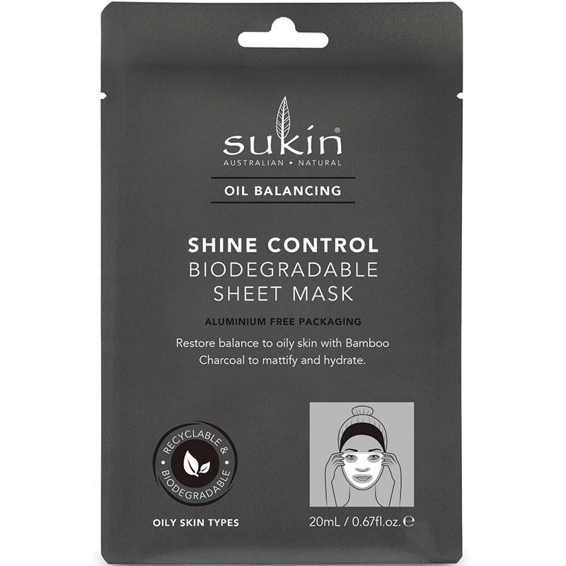Sukin Oil Balancing Shine Control Sheet Mask Sachet | Sukin | 澳洲代購