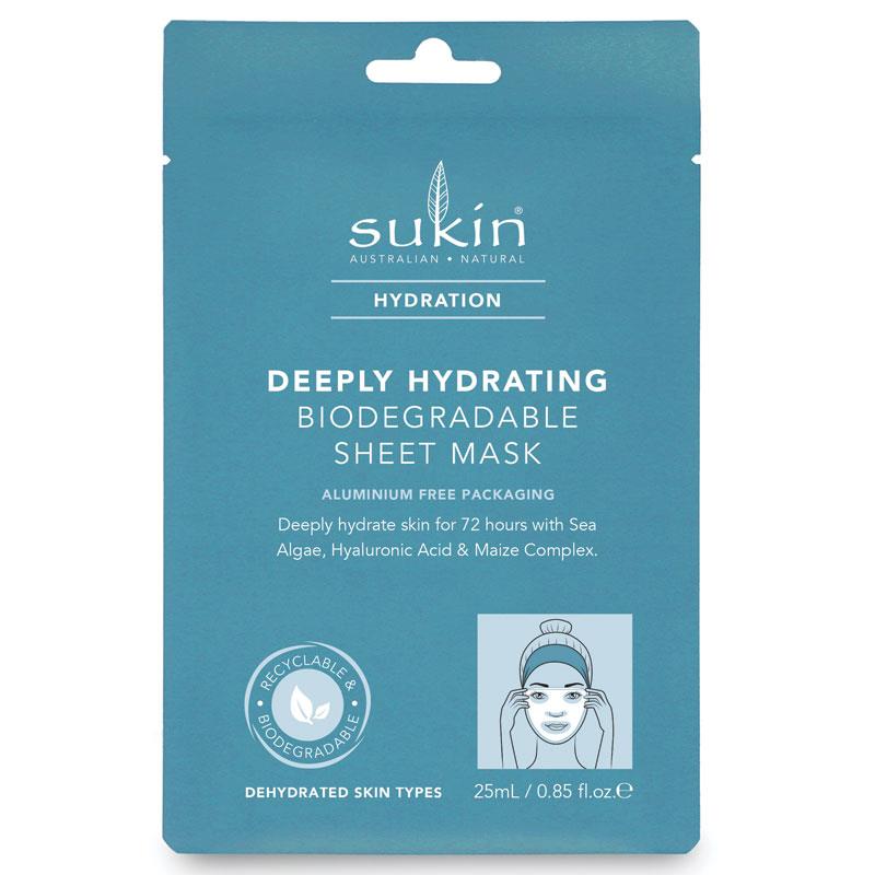 Sukin Hydration Deeply Hydrating Biodegradable Sheet Mask 25ml | Sukin | 澳洲代購