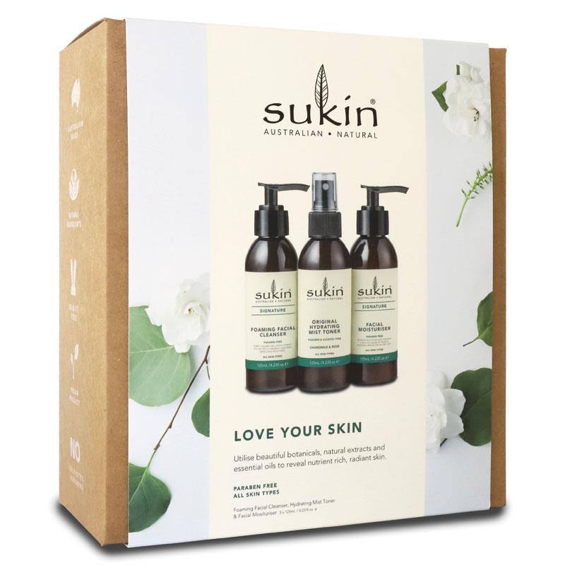 Sukin Love Your Skin Signature Cleanser Moisturiser & Toner Gift Set | Sukin | 澳洲代購