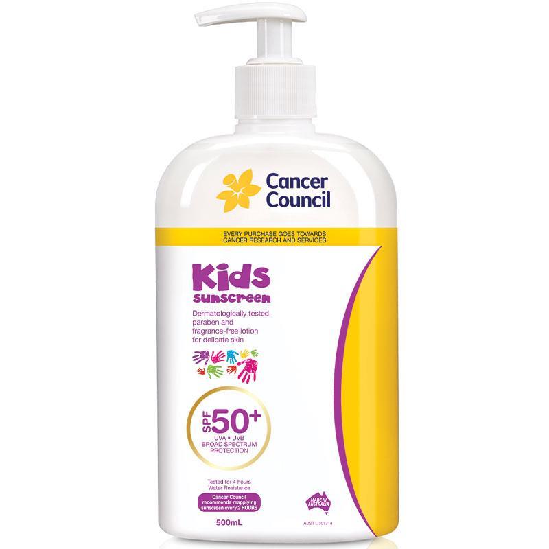 Cancer Council SPF 50+ Kids 500ml Pump