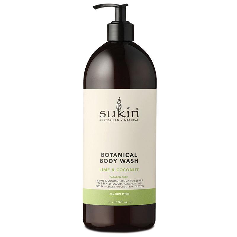 Sukin Botanical Body Wash Lime & Coconut 1 Litre | Sukin | 澳洲代購