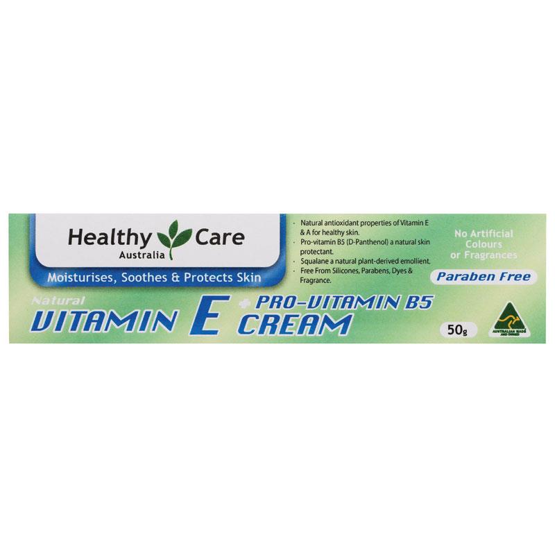 Healthy Care Vitamin E + Pro Vitamin B5 Cream 50g | 澳洲代購 | 空運到港