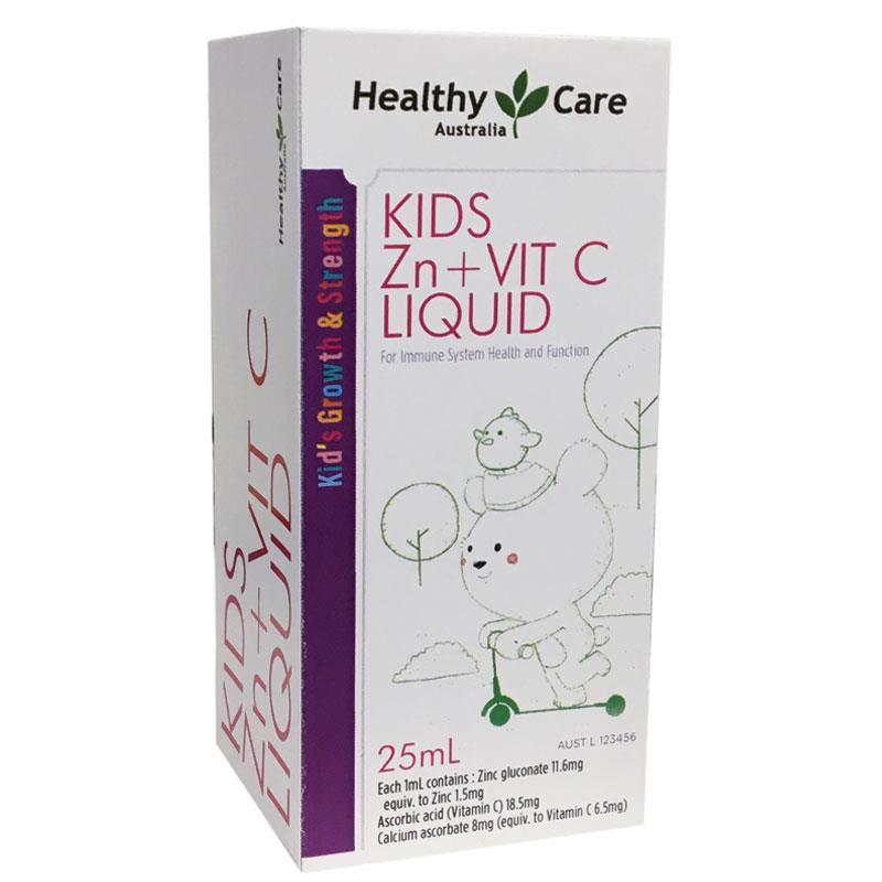 Healthy Care Kids Zinc + Vitamin C Liquid 25ml | 澳洲代購 | 空運到港