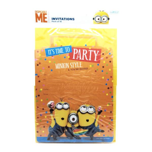 minions Invitation Cards - It's time to Party 派對邀請卡 | artwrap
