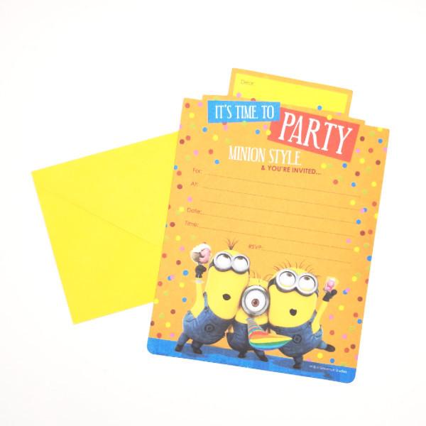 minions Invitation Cards - It's time to Party 派對邀請卡 | artwrap