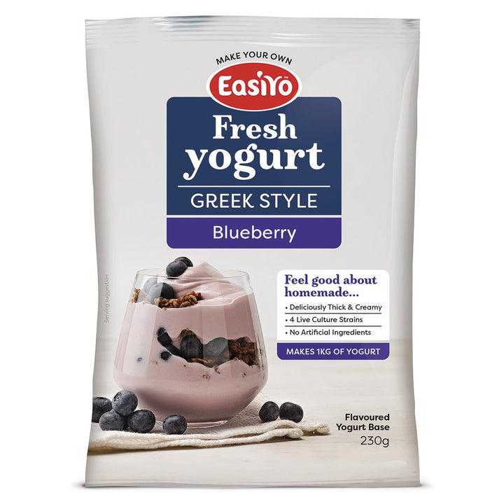 EasiYo Yogurt Base: Greek-Style - Blueberry