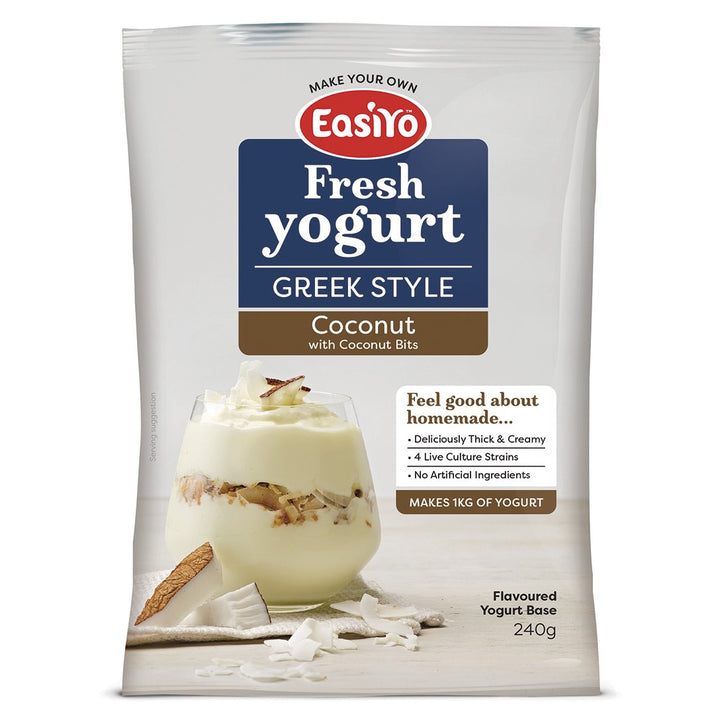 EasiYo Yogurt Base: Greek-Style - Coconut with Bits