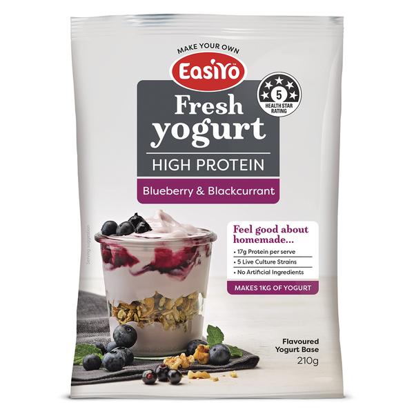 EasiYo Yogurt Base: Protein - Blueberry & Blackcurrant