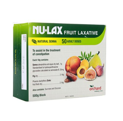 Nu-Lax Fruit Laxative Block 樂康膏 | Nu-Lax