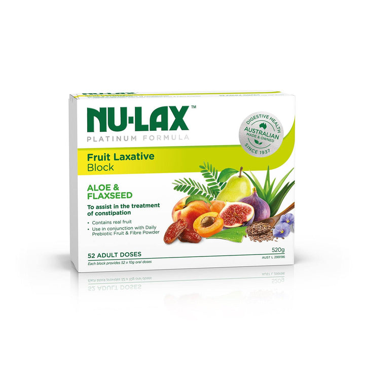 Nu-Lax Platinum Formula Fruit Laxative Block 樂康膏（白金版） | Nu-Lax