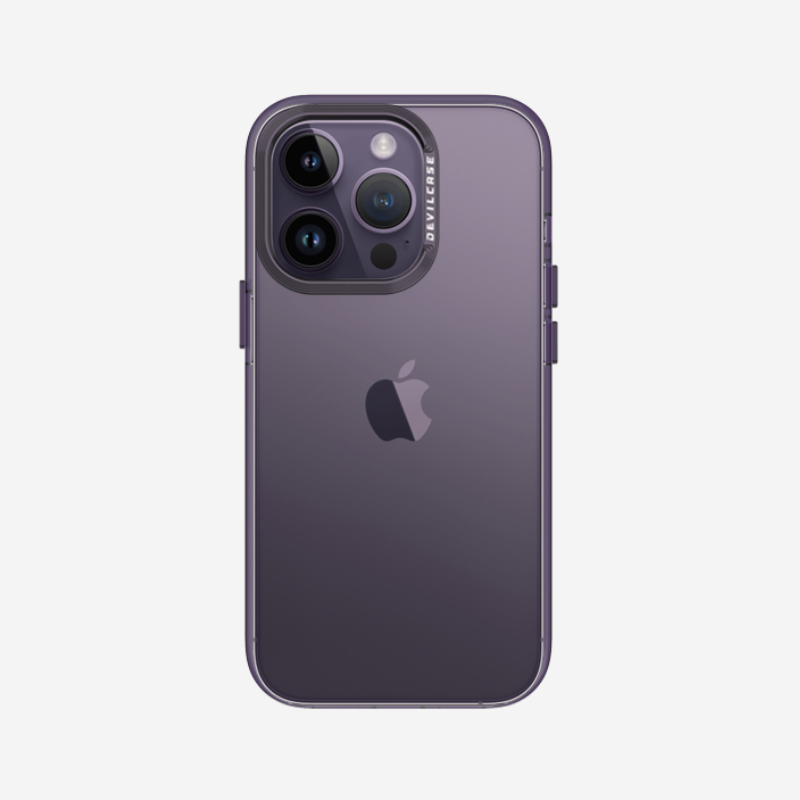 惡魔防摔殼(標準版): 透紫晶 - iPhone 14 Pro Max