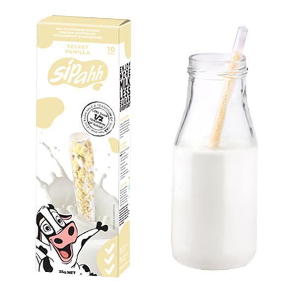 牛奶神奇飲管(60支) - Velvet Vanilla | Sipahh
