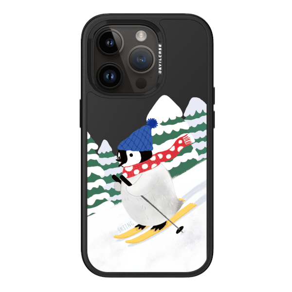 彩繪手機殼 - 企鵝滑雪 | 惡魔防摔殼 PRO