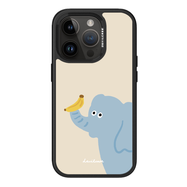 彩繪手機殼 - 吃香蕉的大象 | 惡魔防摔殼 PRO