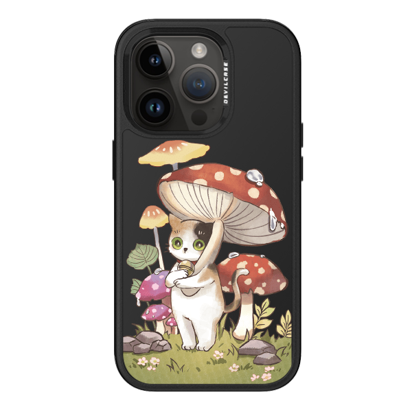 彩繪手機殼 - 蘑菇貓貓 | 惡魔防摔殼 PRO
