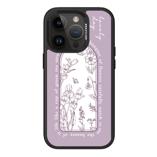 彩繪手機殼 - 法式薰衣紫花園 | 惡魔防摔殼 PRO