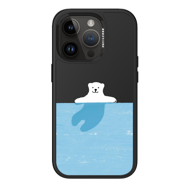 彩繪手機殼 - 悠游北極熊 | 惡魔防摔殼 PRO