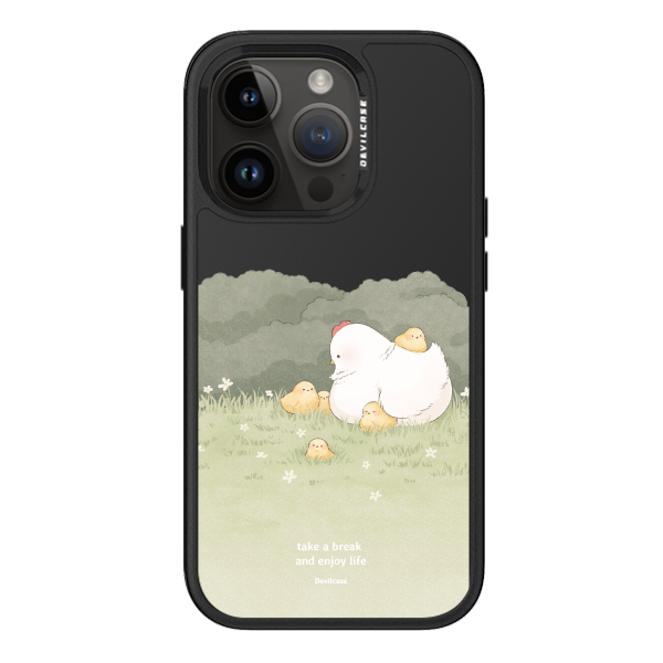 彩繪手機殼 - 母雞帶小雞 | 惡魔防摔殼 PRO