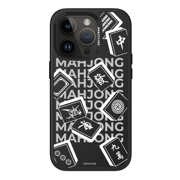 彩繪手機殼 - 麻將Mahjong(白) | 惡魔防摔殼 PRO