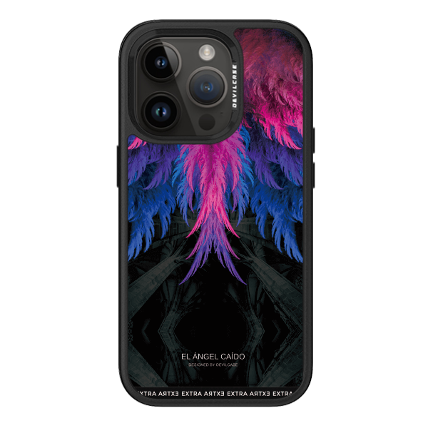 彩繪手機殼 - 赤紫羽 | 惡魔防摔殼 PRO
