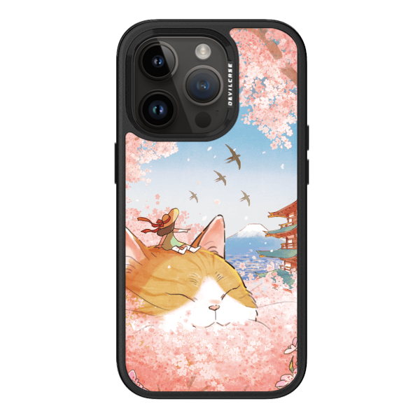 彩繪手機殼 - 巨大貓咪富士山 | 惡魔防摔殼 PRO