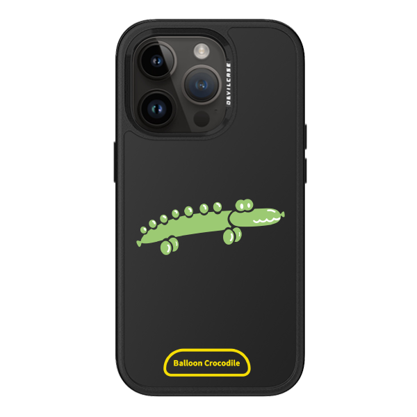 彩繪手機殼 - 氣球鱷魚 | 惡魔防摔殼 PRO