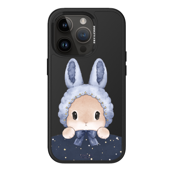 彩繪手機殼 - 晚安小兔(藍) | 惡魔防摔殼 PRO