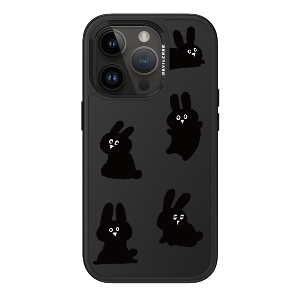 彩繪手機殼 - 一群黑兔 | 惡魔防摔殼 PRO