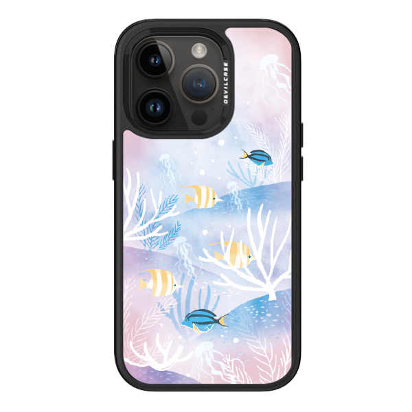 彩繪手機殼 - 粉海熱帶魚 | 惡魔防摔殼 PRO