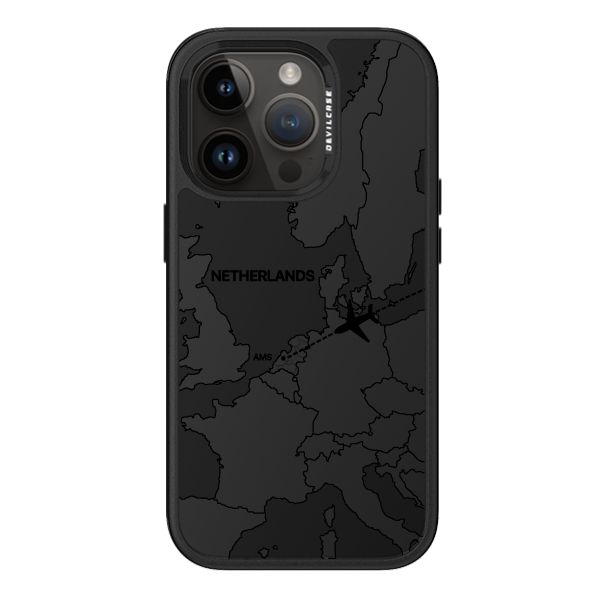 彩繪手機殼 - 飛往阿姆斯特丹 | 惡魔防摔殼 PRO