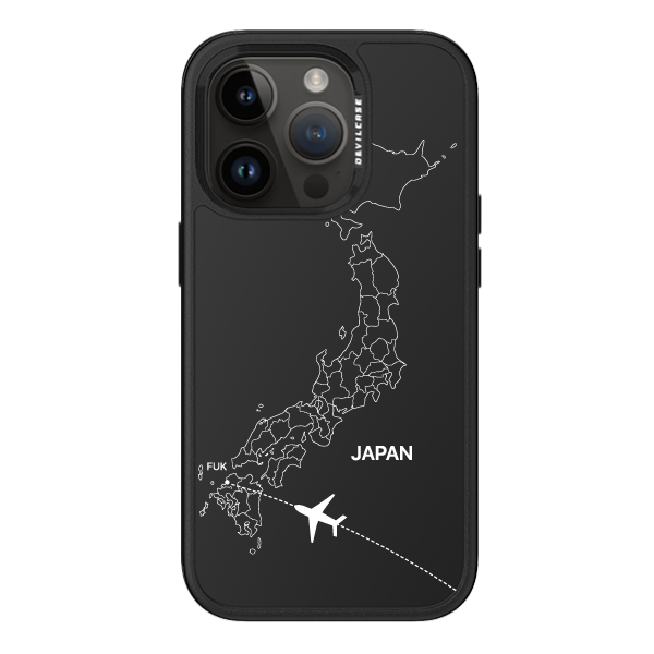 彩繪手機殼 - 飛往日本福岡機場(白) | 惡魔防摔殼 PRO