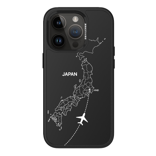 彩繪手機殼 - 飛往東京羽田機場(白) | 惡魔防摔殼 PRO