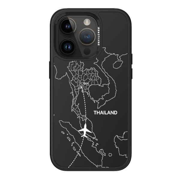 彩繪手機殼 - 飛往曼谷蘇凡納布(白) | 惡魔防摔殼 PRO