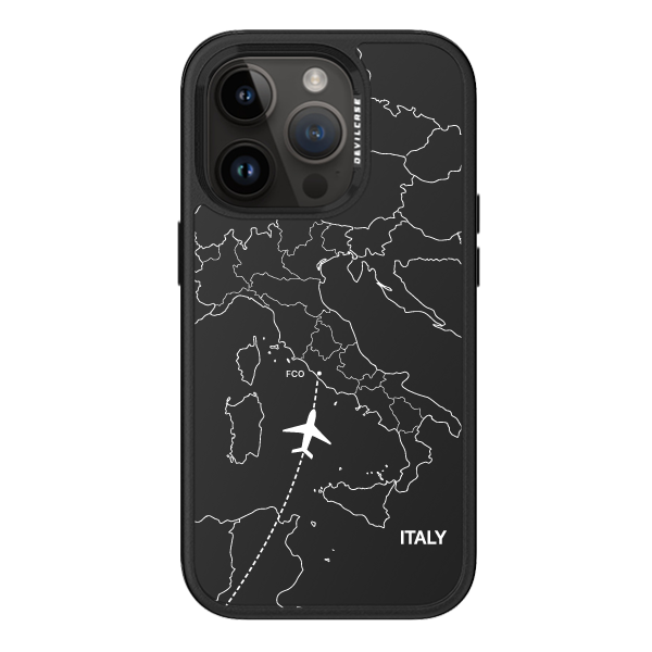 彩繪手機殼 - 飛往羅馬機場(白) | 惡魔防摔殼 PRO