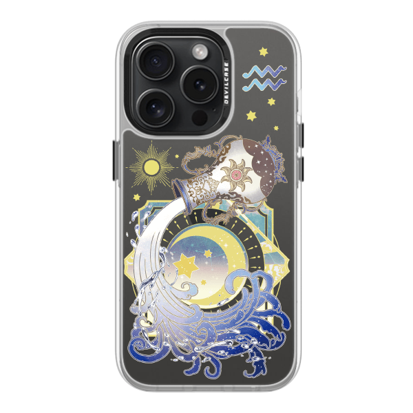 彩繪手機殼 - 水瓶座Aquarius | 惡魔防摔殼(標準版): 透明