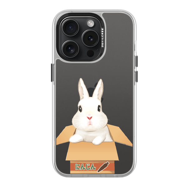 彩繪手機殼 - 兔兔求包養 | 惡魔防摔殼(標準版): 透明