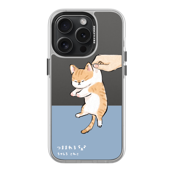 彩繪手機殼 - 捏橘白貓寶寶 | 惡魔防摔殼(標準版): 透明
