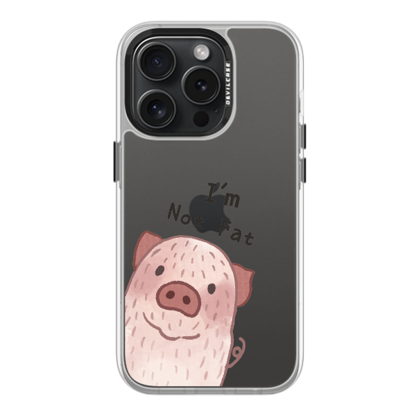 彩繪手機殼 - 小豬不胖 | 惡魔防摔殼(標準版): 透明