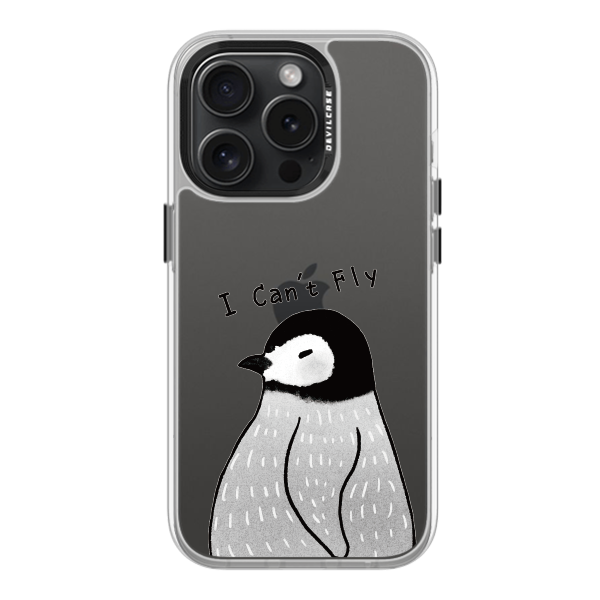 彩繪手機殼 - 企鵝不會飛 | 惡魔防摔殼(標準版): 透明