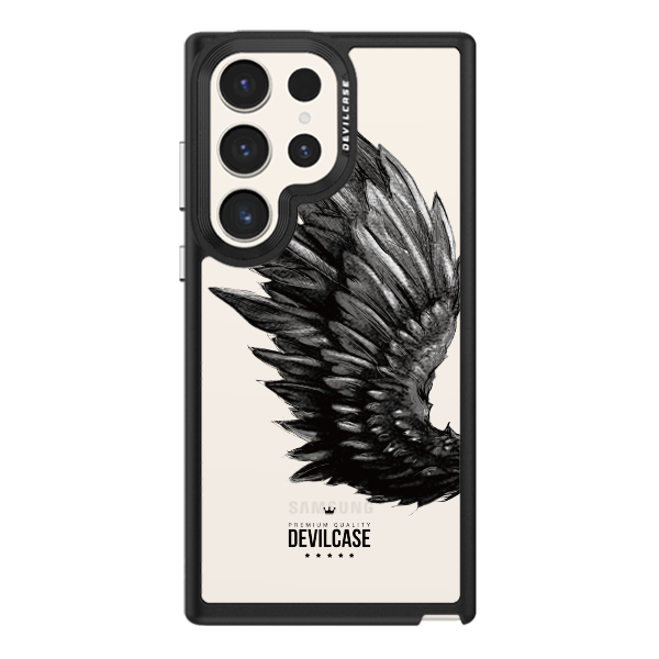 彩繪手機殼 - 黑色翅膀 | 惡魔防摔殼(標準版): 黑色