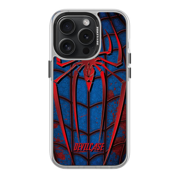 彩繪手機殼 - 紅藍蜘蛛 | 惡魔防摔殼(標準版): 透明