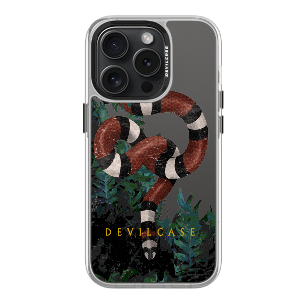 彩繪手機殼 - 森林王蛇 | 惡魔防摔殼(標準版): 透明