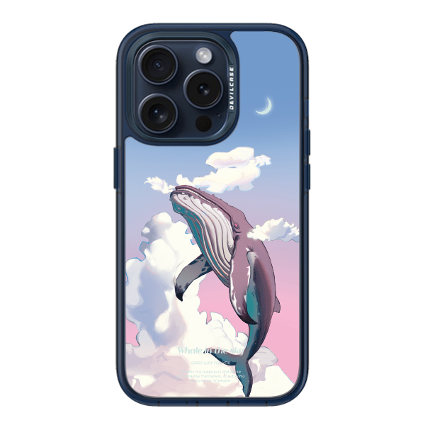 彩繪手機殼 - 空鯨 | 惡魔防摔殼(標準版): 透海藍
