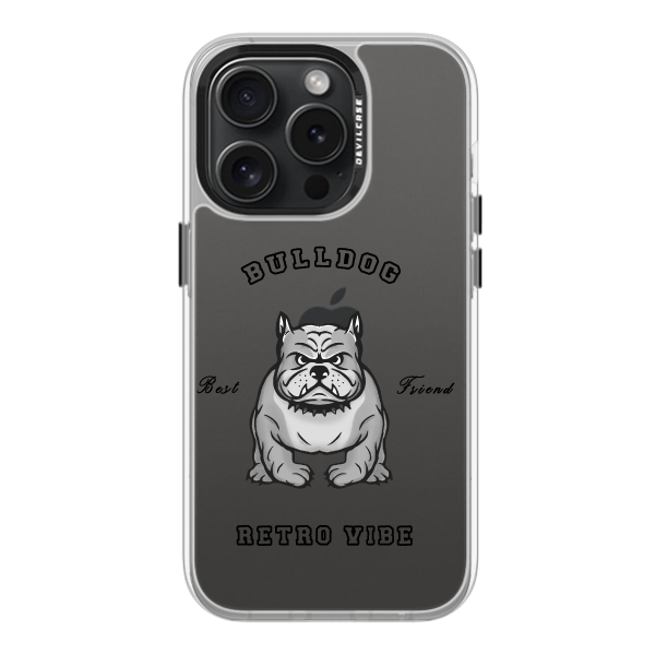 彩繪手機殼 - Bulldog | 惡魔防摔殼(標準版): 透明