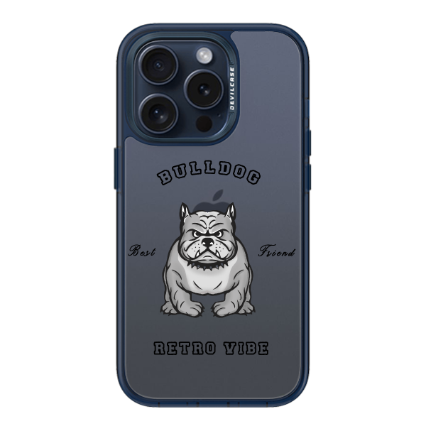 彩繪手機殼 - Bulldog | 惡魔防摔殼(標準版): 透海藍
