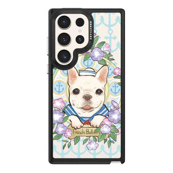 彩繪手機殼 - 慕夏風法鬥 | 惡魔防摔殼(標準版): 黑色