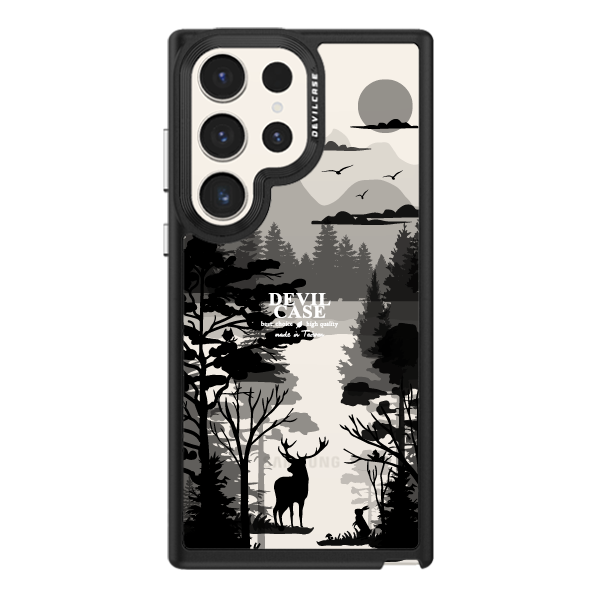 彩繪手機殼 - 黑色森林 | 惡魔防摔殼(標準版): 黑色